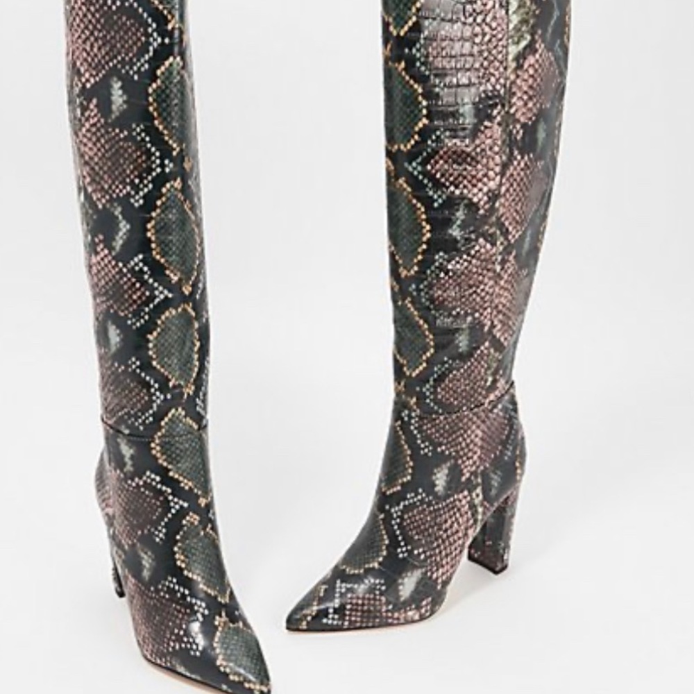 Sam Edelman Raakel python boots 9.5 NWT Org $275